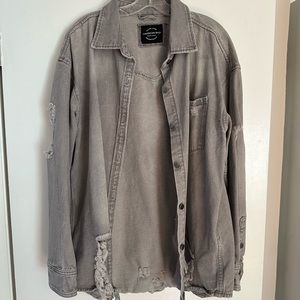 Distressed Denim Jacket